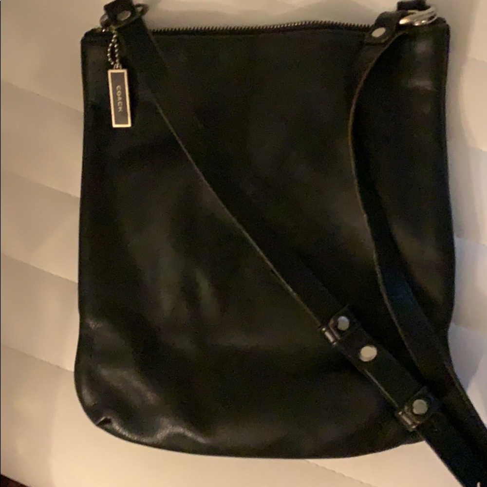 Preloved black Coach handbag